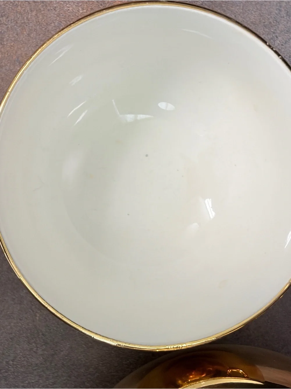 Vintage Hall China Golden Glo Creamer & Open Sugar Bowl Set 22K Gold